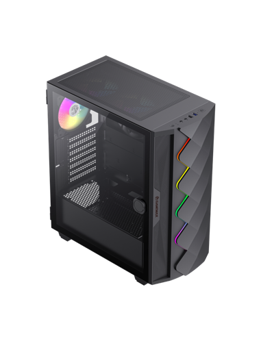 Carcasă PC Gamemax Diamond CP BK, Midi-Tower, Fără PSU, Negru