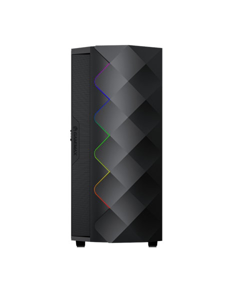 Carcasă PC Gamemax Diamond CP BK, Midi-Tower, Fără PSU, Negru
