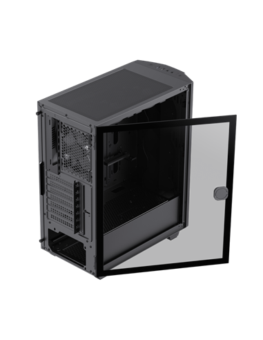 Компьютерный корпус Gamemax Diamond CP BK, Midi-Tower, Без блока питания, Чёрный