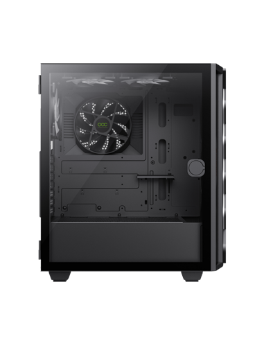 Carcasă PC Gamemax Diamond CP BK, Midi-Tower, Fără PSU, Negru