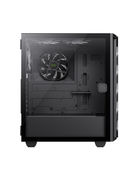 Компьютерный корпус Gamemax Diamond CP BK, Midi-Tower, Без блока питания, Чёрный