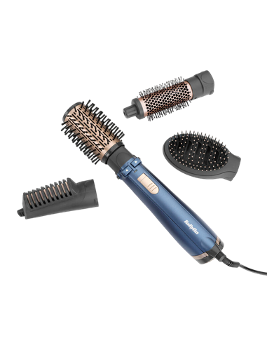 Фен-щётка BaByliss AS965E, 1000Вт, Синий