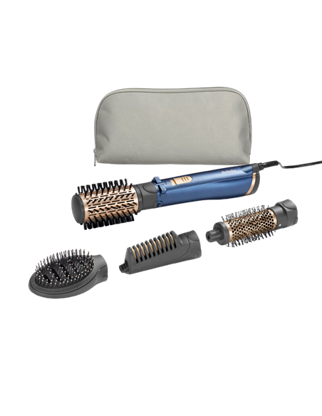 Фен-щётка BaByliss AS965E, 1000Вт, Синий