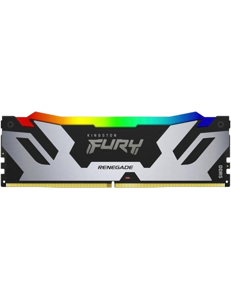 Оперативная память Kingston FURY Renegade RGB, DDR5 SDRAM, 6400 МГц, 32 Гб, KF564C32RSAK2-32 Оперативная память Kingston FURY Renegade RGB, DDR5 SDRAM, 6400 МГц, 32 Гб, KF564C32RSAK2-32