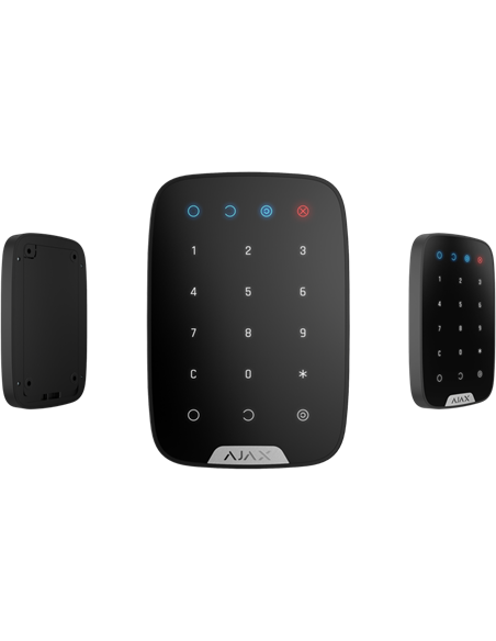 Беспроводная сенсорная клавиатура Ajax KeyPad, Чёрный Беспроводная сенсорная клавиатура Ajax KeyPad, Чёрный