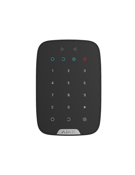 Беспроводная сенсорная клавиатура Ajax KeyPad, Чёрный Беспроводная сенсорная клавиатура Ajax KeyPad, Чёрный