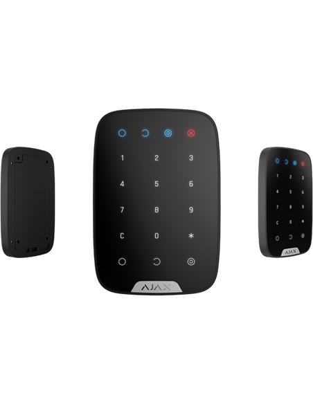 Беспроводная сенсорная клавиатура Ajax KeyPad, Чёрный Беспроводная сенсорная клавиатура Ajax KeyPad, Чёрный