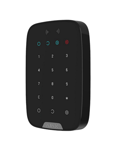Беспроводная сенсорная клавиатура Ajax KeyPad, Чёрный
