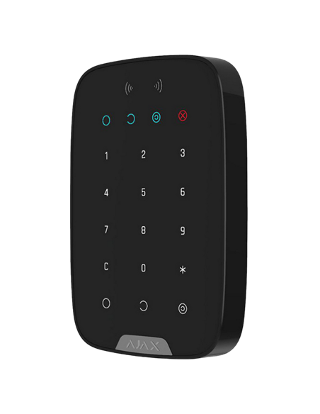 Беспроводная сенсорная клавиатура Ajax KeyPad, Чёрный Беспроводная сенсорная клавиатура Ajax KeyPad, Чёрный
