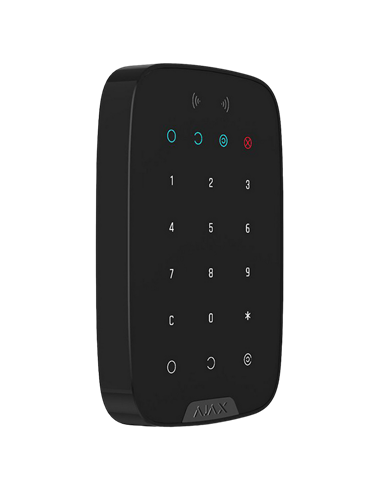 Беспроводная сенсорная клавиатура Ajax KeyPad, Чёрный