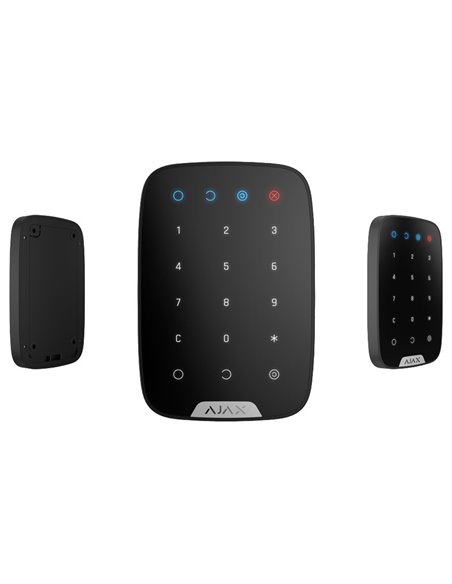 Беспроводная сенсорная клавиатура Ajax KeyPad, Чёрный Беспроводная сенсорная клавиатура Ajax KeyPad, Чёрный