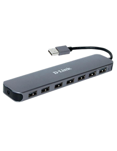 USB-концентратор D-Link DUB-1370/B2A, Серый
