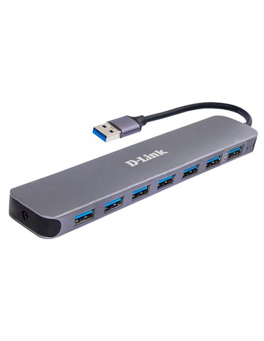 USB-концентратор D-Link DUB-1370/B2A, Серый