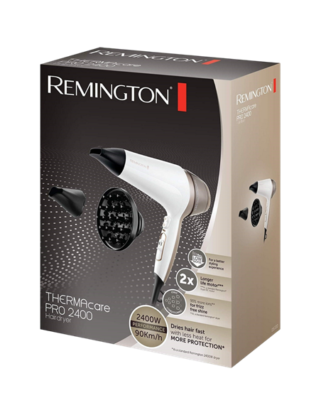Фен Remington Thermacare Pro D5720, 2400Вт, Белый Фен Remington Thermacare Pro D5720, 2400Вт, Белый