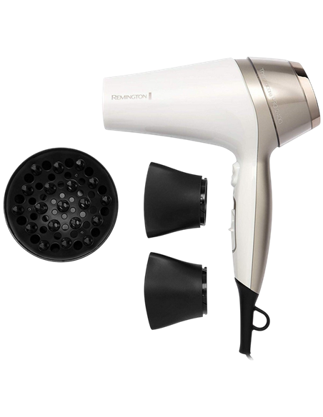 Фен Remington Thermacare Pro D5720, 2400Вт, Белый Фен Remington Thermacare Pro D5720, 2400Вт, Белый