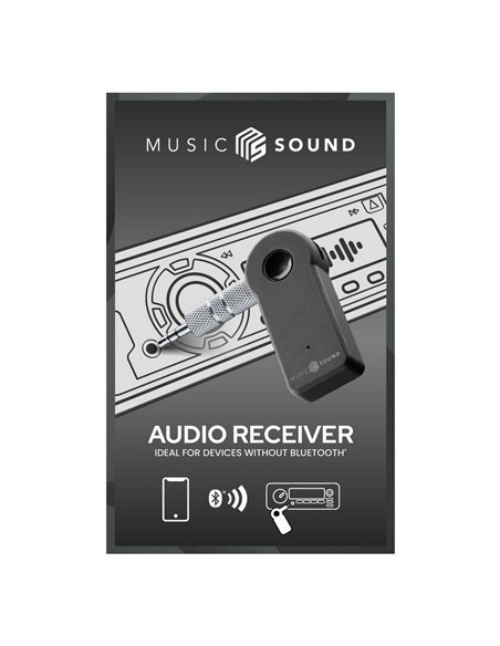 Receptor audio Bluetooth Cellularline Universal, Negru Receptor audio Bluetooth Cellularline Universal, Negru