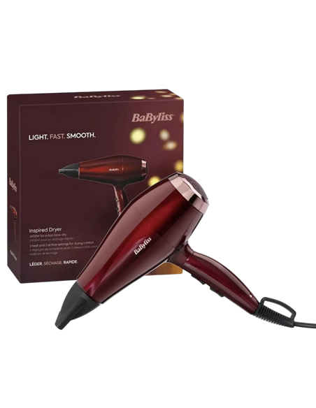 Фен BaByliss 5912PE, 2000Вт, Красный
