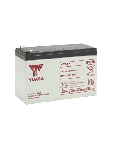 Sursă de alimentare neîntreruptibilă Yuasa NP7-12, 12V 7