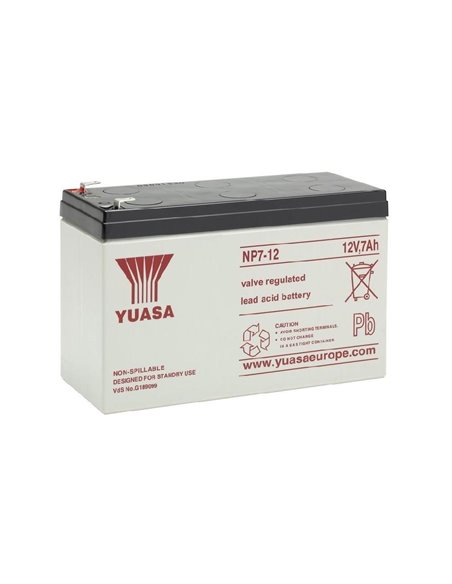 Sursă de alimentare neîntreruptibilă Yuasa NP7-12, 12V 7