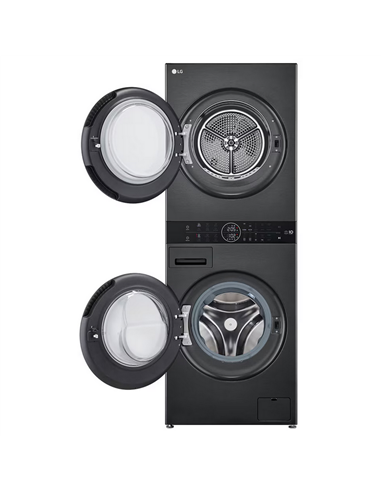 Стирально-сушильная машина LG WT1210BBF, 12кг, Черный