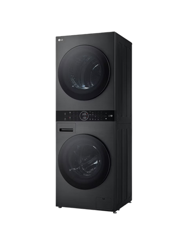 Стирально-сушильная машина LG WT1210BBF, 12кг, Черный