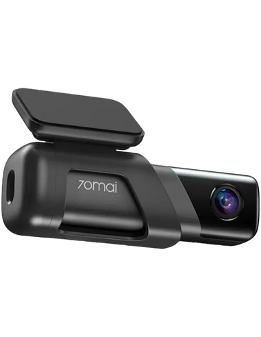 Cameră DVR frontală 70mai M500 + Senzori de presiune a anvelopelor T04, Negru