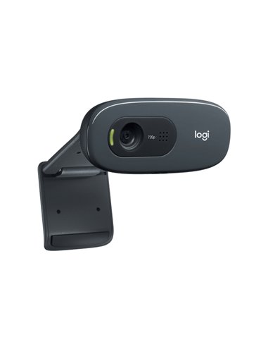 Cameră Web Logitech C270, HD 720p, Gri