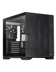 Carcasă PC Chieftec Visio Air, Mini-Tower, Fără PSU, Negru