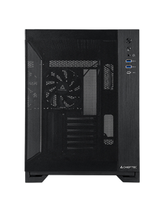 Carcasă PC Chieftec Visio Air, Mini-Tower, Fără PSU, Negru 2