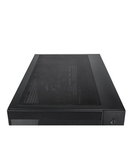 Компьютерный корпус Chieftec Visio Air, Mini-Tower, Без блока питания, Чёрный