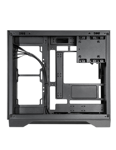Компьютерный корпус Chieftec Visio Air, Mini-Tower, Без блока питания, Чёрный