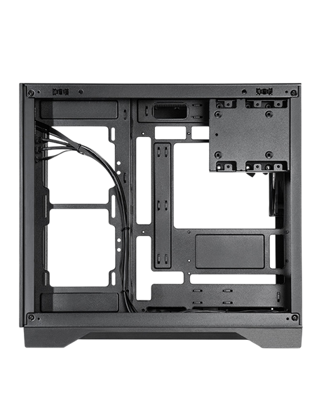 Carcasă PC Chieftec Visio Air, Mini-Tower, Fără PSU, Negru