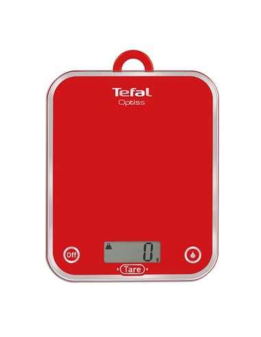 Cântar electronic de bucătărie Tefal BC5003V2, Roșu
