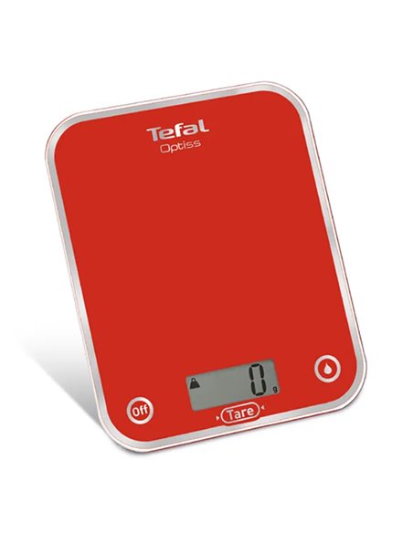 Cântar electronic de bucătărie Tefal BC5003V2, Roșu