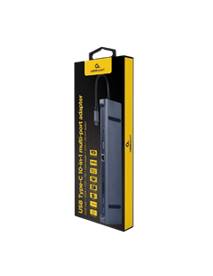 Stație Docking Gembird A-CM-COMBO10-01, Gri 2