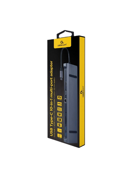 Stație Docking Gembird A-CM-COMBO10-01, Gri