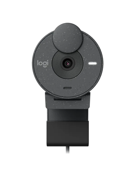 Cameră Web Logitech BRIO 300, Full-HD 1080P, Gri