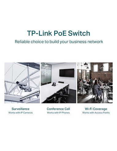PoE коммутатор TP-LINK TL-SG1428PE, 24x IEEE 802.3af/at