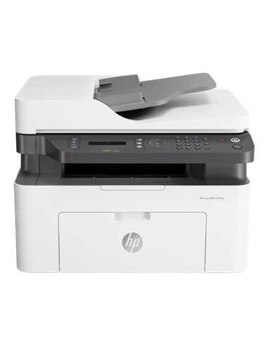 МФУ HP Laser 137fnw, Белый | Серый