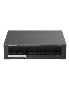 Сетевой коммутатор MERCUSYS MS106LP, 4x IEEE 802.3af/at