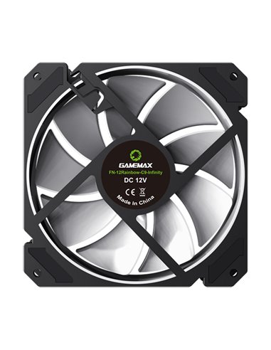 Ventilator PC Gamemax FN-12Rainbow-C9, 120 mm