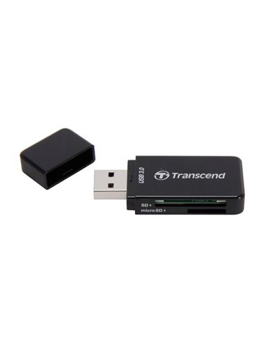 Cititor de carduri Transcend TS-RDF5, USB Type-A, Negru