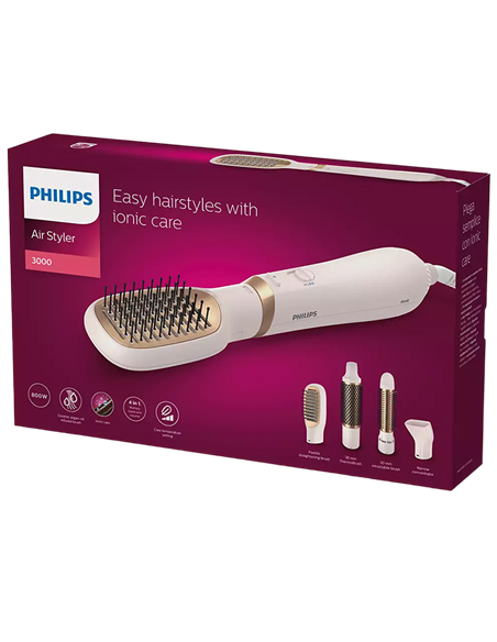 Фен-щётка PHILIPS BHA310/00, 800 Вт, Розовый Фен-щётка PHILIPS BHA310/00, 800 Вт, Розовый