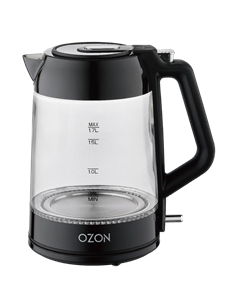 Fierbător electric OZON EKC-1705A-GS, Negru 2