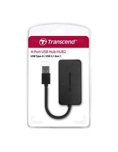 USB-концентратор Transcend HUB2, Чёрный 2