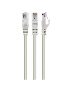 Патч-корд Cablexpert PP6U-1M, Cat6 UTP, 1м, Серый