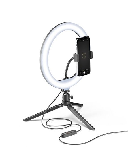 Кольцевая лампа Cellularline Selfie Ring Multicolor - Universale, Чёрный