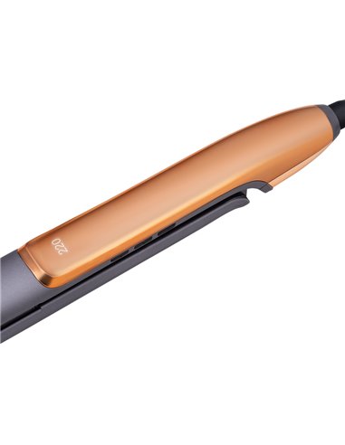 Выпрямитель для волос Polaris Tourmaline PROF PHSS 2098TTi, Чёрный | Золотистый