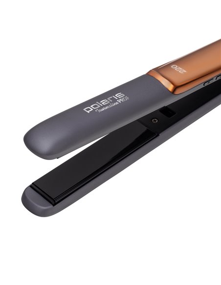Placă de îndreptat părul Polaris Tourmaline PROF PHSS 2098TTi, Negru | Auriu