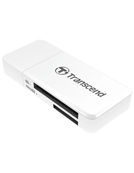 Cititor de carduri Transcend TS-RDF5, USB Type-A, Alb